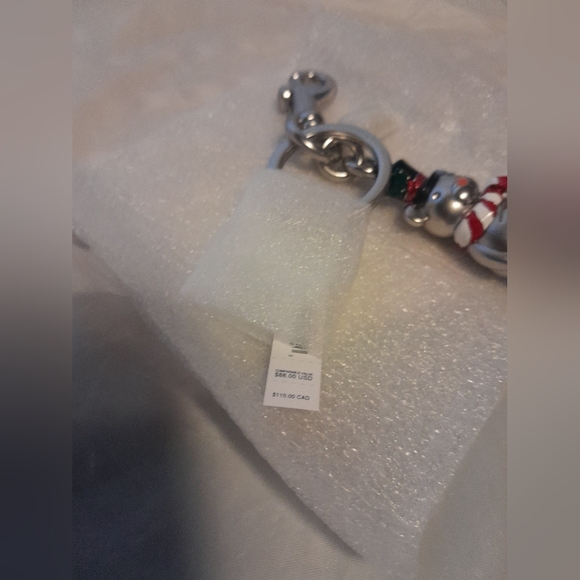 COACH Snowmen 3D Bear Tote Charm/Keyring With Dog Clip NWT ⛄️… - Picture 7 of 10